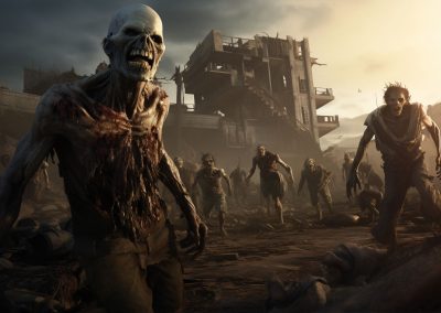 Zombies marchant