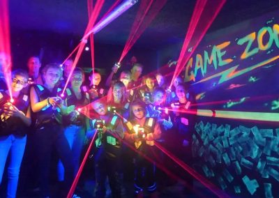 Groupe enfants laser game