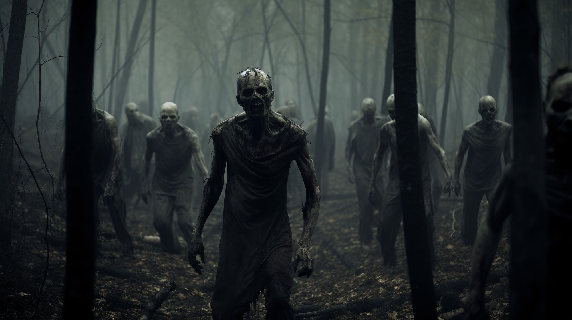 Zombies marchant