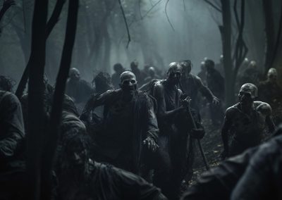 Zombies marchant