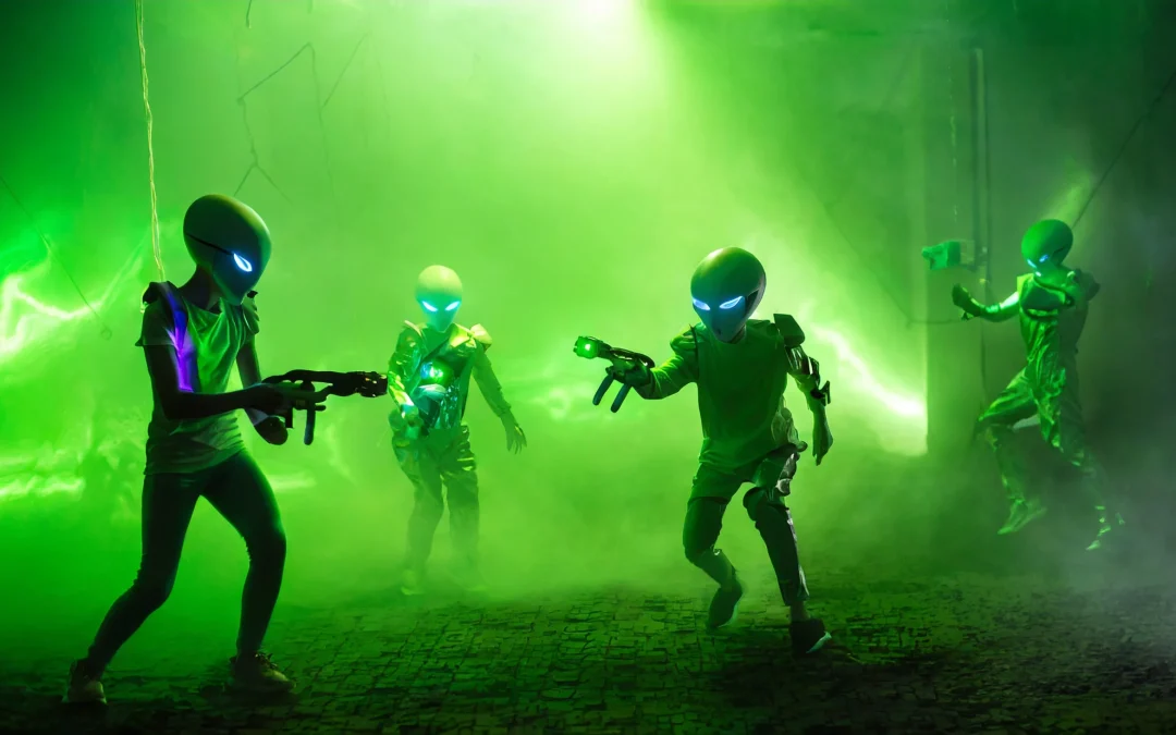 image aliens. Événement Laser Game Alien à la Zone51 de Bourges